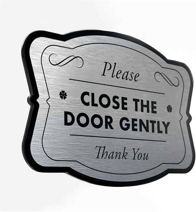 Custom Decorative Outdoor, Personalized Aluminum Signs - 10x7 In, Made in USA, Waterproof, Metallic Silver Driveway Signs