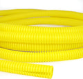 Split Wire Loom Tubing, 10,25ft Cord Protectors from Pets No Chew, Flexible Wire Covers Cord Protectors, Protective Split Cable Sleeve for Automotive Home Industrial Wires(Yellow, 0.46inch-25ft)