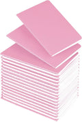 Lzerking Mini Notebooks Bulk 3.5 x 5.5 Inches 36 Pack-Pink Cover Tiny Pocket Journal Notepads for Kids, 30 Sheets/60 Pages, for Planners or Story Writing at Home or School