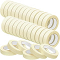 Fainne Masking Tape Bulk General Purpose Masking Painting Tape 55 Yards for Painting Home Office School Stationery Arts Crafts Basic Use, Easy Removal(45 Rolls,0.8 Inch)