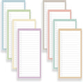 8 Pack Magnetic Notepads for Refrigerator, Assorted Colors Memo Pads with Lined Pages, 30 Sheets Each, Ideal for Grocery Lists, to-Do, & Shopping