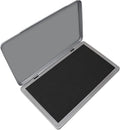 Metal Case Stamp Pad Large Size, Black Color - Size: 3" x 6" - Choose from 15 Ink Colors