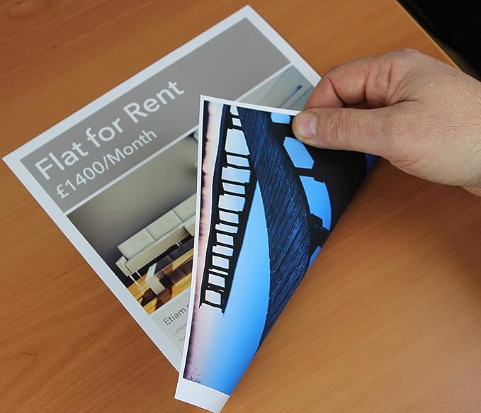 PPD Double Sided Photo Paper, Matte Brochure Paper 13 x 19 for Inkjet Printer, 210 gsm, 9 mil Thick for Magazine, Flyer, Presentation, Program, Instant Dry & Water Resistant (50 Sheets)