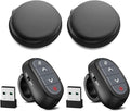 (2 Units) Presentation Clicker PowerPoint Wireless Presenter Remote: Laser Pointer Finger Ring Computer Project Power Point PPT Clicker for Laptop Office, Slideshow Google Slide Advancer Rechargeable