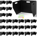 24-Pack Plastic Desk Dividers for Students, Privacy Folders for Students - Durable & Easy-to-Clean Privacy Panels with 40 Labels & Light Holes, Testing Dividers for Classroom - Classroom Must-Haves
