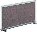 OBEX Acoustical Free Standing Privacy Screen, Cubicle Accessories Desk Privacy Panel, Desk Dividers for Office, Office Furniture Partitions Portable Sound Proof Dividers, 18" x 72", Slate