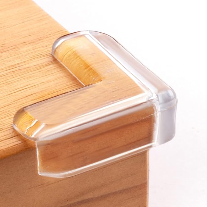 16 Pack Corner Guards, Corner Protector for Baby, Clear Edge Bumpers, Baby proofing cabinets, Baby Proof Bumper & Cushion to Cover Sharp Furniture & Table Edges, Clear and Transparent Table Corners