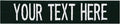 Custom Uniform Name Tapes Solid Colors. Hunter Green Fabric, 5 Inch Sew on