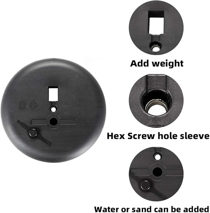 SENZHIYI Heavy Duty Poster Sign Stand Holder Adjustable Snap Open Aluminum Pedestal Floor Sign Holder Standing Vertical and Horizontal View Sign Displayed (Black, 8.5x11inches 2packs