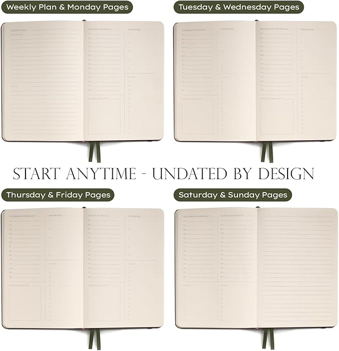 Anecdote 2026 Planner: A Monthly, Weekly & Daily Planner 2026 for Planning Your Success - A5 Size Hardcover Start Anytime and Achieve your Goals - Tie Dye