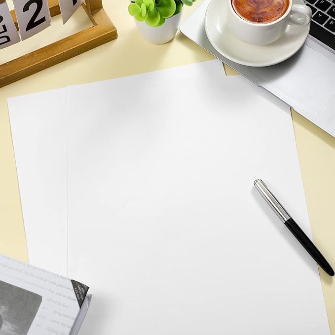 Mepase 100 Sheets Legal Size Cardstock 8.5" x 14" White Paper, 65lb Card Stock Legal Size Printer Paper for Menus Printing, Documents, Programs, Business, Invitations, DIY Cards