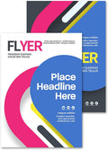 Customized Flyer Paper for Business Personalized A5 Flyer with Your Photo Logo Text Glossy Paper Printing Flyers for Advertising, Customized printing on one or both sides (500, 1000, 2000 Sheets)