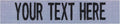 Custom Uniform Name Tapes Solid Colors. Made in The U.S.A. Ships Under 24 Hours. Chambrell Fabric, 5 Inch Sew on