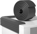 Edge Protector,Baby Proofing Baby Edge Protector Strip Safety,Soft Rubber Foam Padding,Edge Corner Guards Protector Corner Edge Bumpers for Furniture (Black, 6.56Ft x 3.93" W x 0.4" Th)