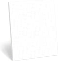 321Done Dot Grid Notepad – Dotted Graph Paper, Letter Size Large (8.5x11) – Made in USA – 50 Sheets Dotted for Bullet Planning Journaling Thick Paper 1/4 (0.25) Dots Notes Writing White