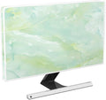 Baocicco Sage Green Marble Waterproof TV Dust Cover 55 Inch Anti-Static Dustproof Abstract Creative Desige Television Accessories TV LCD Screen Texture TV Decoration for Tablet