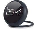 Stell Gray Quick Que Kitchen Timers, Visual timers Large LED Display Magnetic Countdown Countup Timer for Classroom Cooking Fitness Baking Studying Teaching, Easy for Kids and Seniors (Steel Gray)