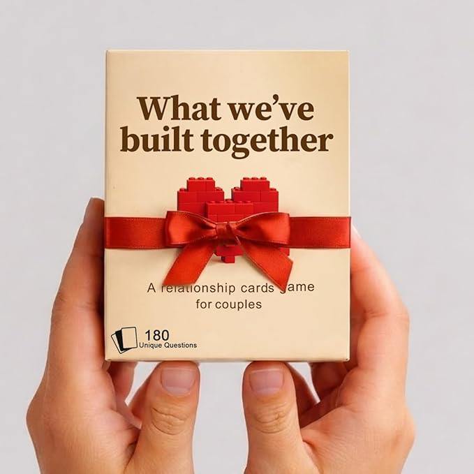What We Have Built Together - Fun and Romantic Conversation Starter Cards, Games for Adults, Best Date Night Ideas, Anniversaries and Valentine's Day Gift, Prompts for Deeper Connection