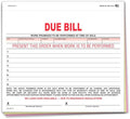 Vehicle Due Bill Form - 3-Part Carbonless Snap-Out 8.5 x 7.75 Car Dealership Service Agreement Forms, Auto Repair Vehicle Documentation Forms NCR - White, Canary, Pink - Pack of 300