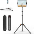 XXZU 72in Tablet Floor Stand Tripod,Tablet Stand Floor with 360° Ball Head,Height Adjustable Floor Stand Holder with Case,Tall Tripod for Phone/Music/Stream/Recording and All 4.7-13” Devices