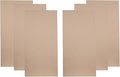 ATS Acoustics Home Office Residential Acoustic Treatment Room Kit Sound Absorbing Acoustic Panel 6 Pack for 50-100 Sq Ft (Tan)