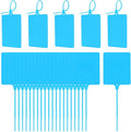 MECCANIXITY Plastic Seals Shipping Tags, for Basket Labels Cable Labels Tags Product Identification Tags, Logistics Marking, Outdoor Tagging, 3.1x3.9 Inch Blue 50Packs