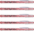 Custom Maze Ballpoint Pens – Personalized Puzzle Pens with Logo/Text – Promotional Pens for Events, Schools, Trade Shows – Fun Interactive Design (Red, 300 Count, Pack of 1)