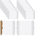 15 Pcs Trifold Presentation Board 12 x 20 Inch Trifold Poster Board Portable Science Fair Display Cardboard Foldable Posterboard for Photo Exhibition Meeting School(White)
