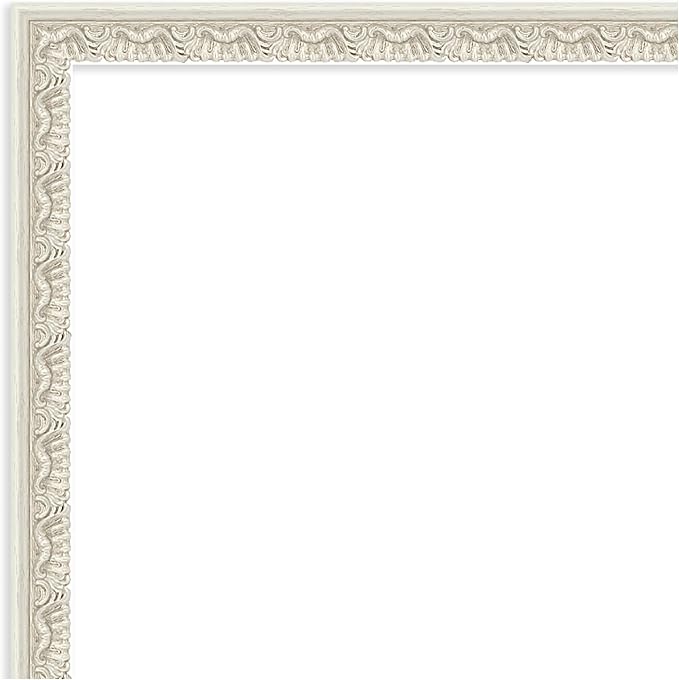 Amanti Art Silver Framed Magnetic Board 18x22 Small Vision Board for use with Magnets, 100% Metal Sheet to Display Items as Office Decor or for Home Organization in mudroom, Kitchen or Kids Room