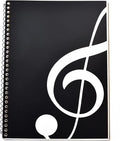 MOREYES Music Notebook Composition Manuscript Staff Notebook with 100 Pages 10.24x7.5 inch/26x19cm (Music clef notebook)