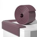 Edge Protector,Baby Proofing Baby Edge Protector Strip Safety,Soft Rubber Foam Padding,Edge Corner Guards Protector Corner Edge Bumpers for Furniture (Brown Purple, 6.56Ft x 3.93" W x 0.4" Th)