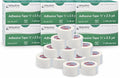ProStat First Aid Adhesive Tape 1/2" x 2.5 yd (ANSI/ISEA Z308.1-2021) – Latex-Free Medical Tape for Securing Bandages & Dressings – 2 Rolls per Box, 10 Pack (20 Rolls Total)