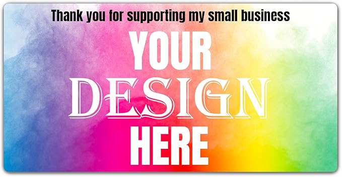 LAUKIYE 100-500 Custom Stickers Personalized Labels, Customized Stickers with Any Image Logo and Text. Custom Stickers for Business LogoThank You Labels,etc. (Rectangle,5X3 Inch)