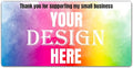 100-500 Custom Stickers Personalized Labels, Customized Stickers with Any Image Logo and Text. Custom Stickers for Business LogoThank You Labels,etc. (Rectangle,5X4 Inch)