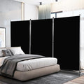 Room Divider 6FT Folding Privacy Screens, 3 Panel Partition Room Dividers w/Freestanding Design, Portable Wall Divider for Room Separtation, Fabric Screen Panel for Home Office Bedroom Dorm