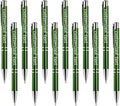 Yucold Customized ballpoint pens in bulk, personalized ballpoint pens with free engraving, for use in companies, enterprises, graduation anniversaries (Green,130)