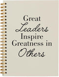 OXW Beige Notebooks for Work, Employee Appreciation Gifts, Leadership Gifts Notebook Journal for Writing Meeting Office, Thank You Gifts for Women Men Leader Mentor Boss Manager, 5.5"x8.3"