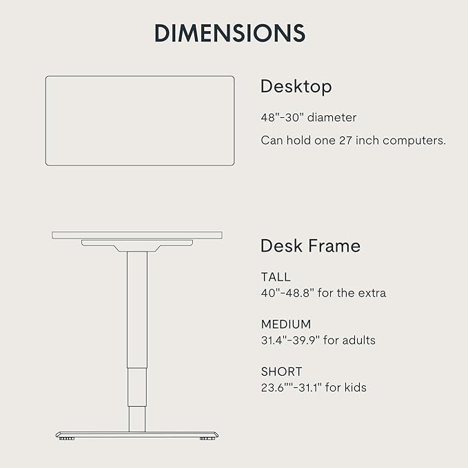 FlexiSpot E6 3-Stage Dual Motor Electric Standing Desk 48 x 30 Sit Stand Up Desk, Holds 220 lbs, Adjustable Height w/ Memory Presets, One-Piece Mahogany Desktop & Black Frame, Ships in 2 Boxes