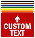 Custom Arrow,Custom Directional Sign, Up Arrow,18x24 Inches, Rust Free .063 Aluminum, Fade Resistant, Made in USA by My Sign Center