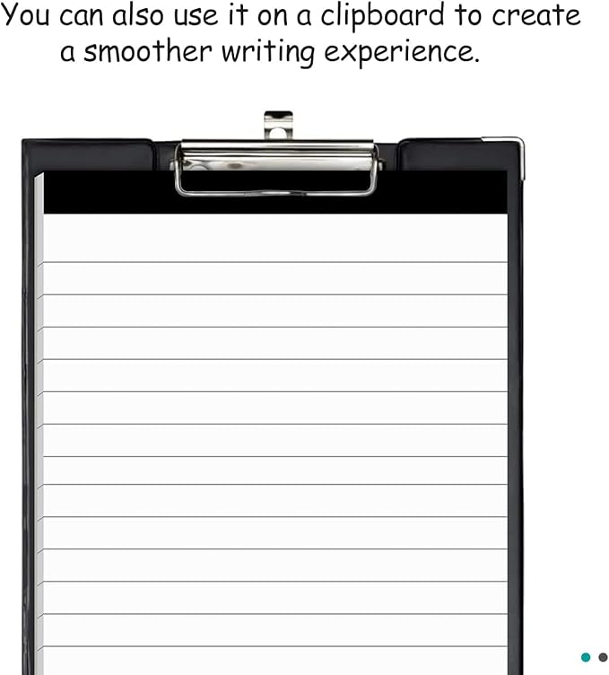 Nichela Notepad for Daily Planning and Organization of Work – 4 x 6-inches Lined Paper – Thick Bright White Paper – 30 Pages – Note Pads Ruled Pages – Pack of 30