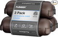 Flemoon [3 Pack] Outdoor Extension Cord Waterproof Cover, Weatherproof Electrical Connection Box for Outdoor Plug, Outlet, Outdoor Outlet, Socket, Halloween, Christmas Holiday Decoration Light, Brown