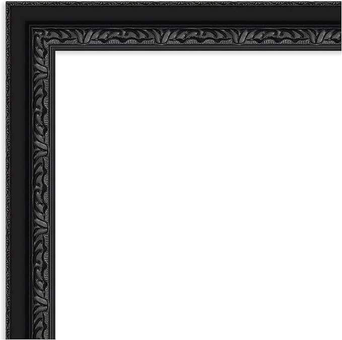 Amanti Art Black Framed Magnetic Board 22x28 Medium Vision Board for use with Magnets, 100% Metal Sheet to Display Items as Office Decor or for Home Organization in mudroom, Kitchen or Kids Room
