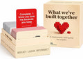 What We Have Built Together - Fun and Romantic Conversation Starter Cards, Games for Adults, Best Date Night Ideas, Anniversaries and Valentine's Day Gift, Prompts for Deeper Connection