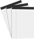 AILZFEI 3 Pack Legal Pads 8.5 x 11 inch Notepad, 30 Sheets per Note Pads Wide Ruled Legal Pads, Pads of Paper Writing Pad - Ideal for Office, School or Home Use