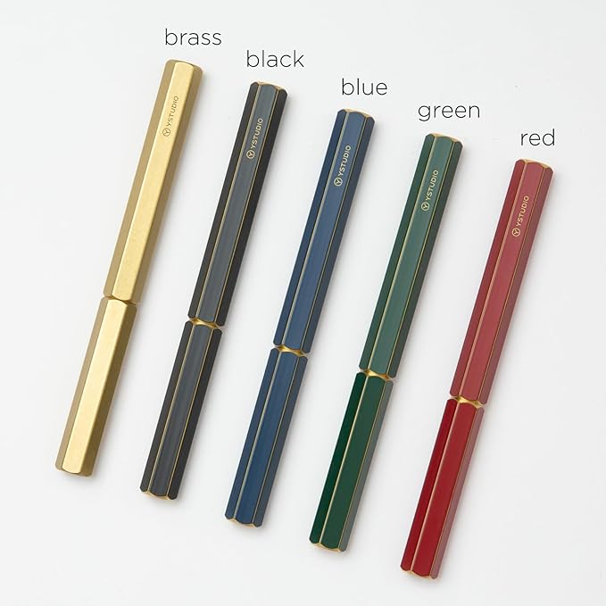 YSTUDIO Stunning Classic Revolve Fountain Pen, Schmidt Gilded Nib, Best Pen Gift Set for Men & Women, Professional, Executive Office, Nice Pens（blue，M nib）