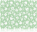 Auhoahsil Mouse Pad, 12 x 10 in Simple Flower Theme Computer Mouse Pad for Desk, Premium-Textured Non-Slip Rubber Stitched Edges Waterproof Square Mouse Mat for Gaming Work Wireless Mice, Green