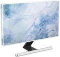 Baocicco Fashion Haze Blue Marble Computer Monitor Dust Cover 26, 27, 28 Inch Full Body Cover for Display Screen Panel Case Computer Sleeve Compatible with iMac 26, 26-28 PC, Desktop and TV