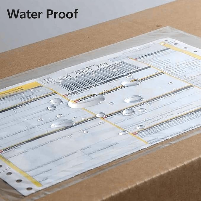 RyhamPaper Packing List Envelopes, Clear 7.5" x 5.5" Self Adhesive Shipping Labels Envelope Pouches (1000 Pack)
