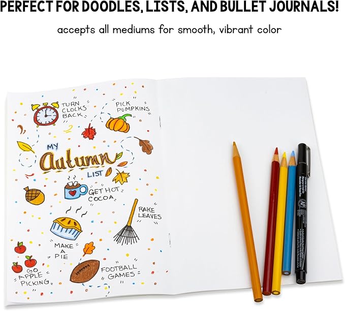 Hygloss Blank Books - Bulk 20 Pack – 5.5" x 8.5" A5 Kraft Paperback Blank Books for Kids to Write Stories, Doodle, Arts & Crafts – Plain Drawing Sketchbook, Unlined Journal, Notebook Without Lines