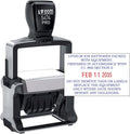 Mark 2000 5474 Professional Self Inking Date Stamp with Custom Text - Up to 8 Lines of Text